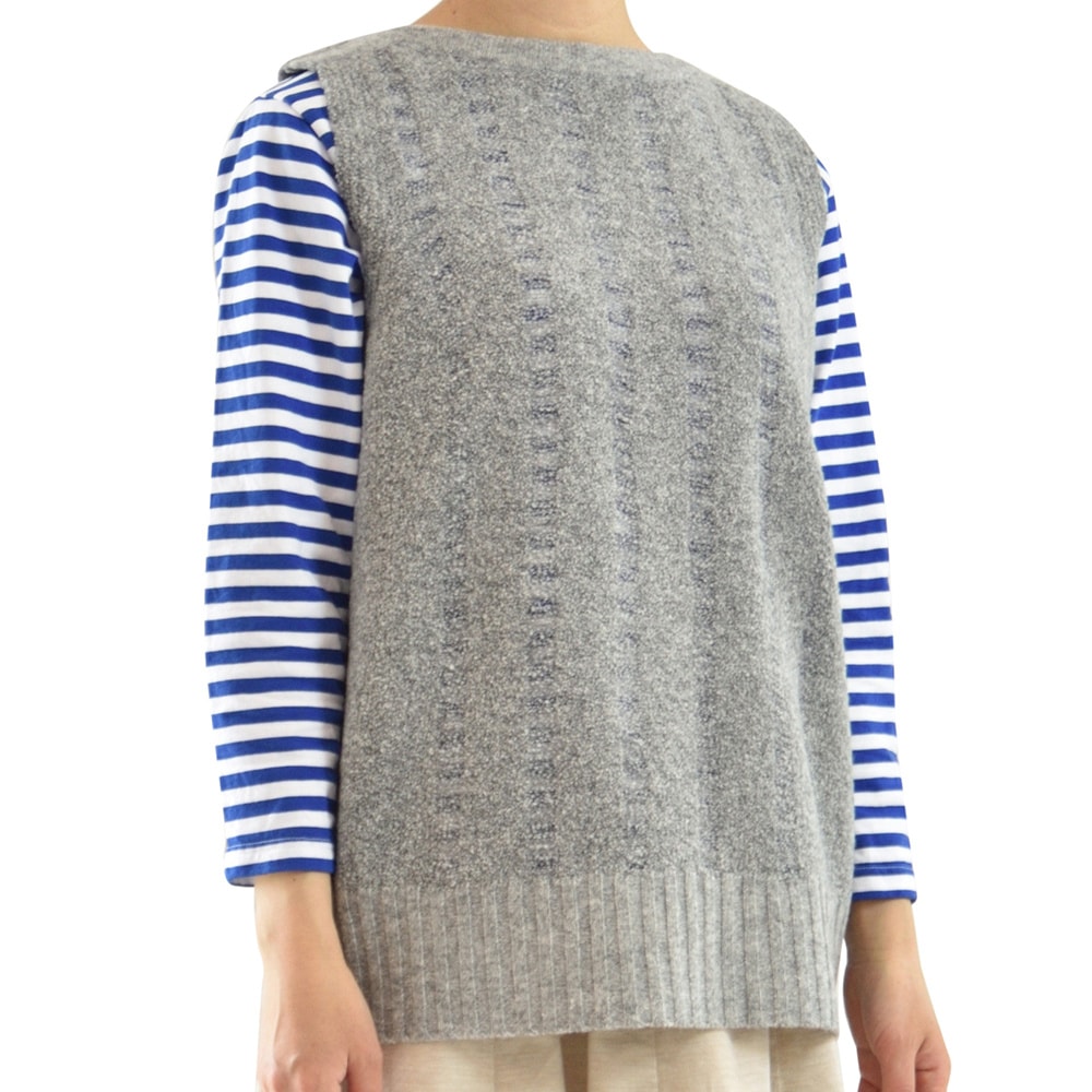 OTA KNIT ウールブークレー ベスト