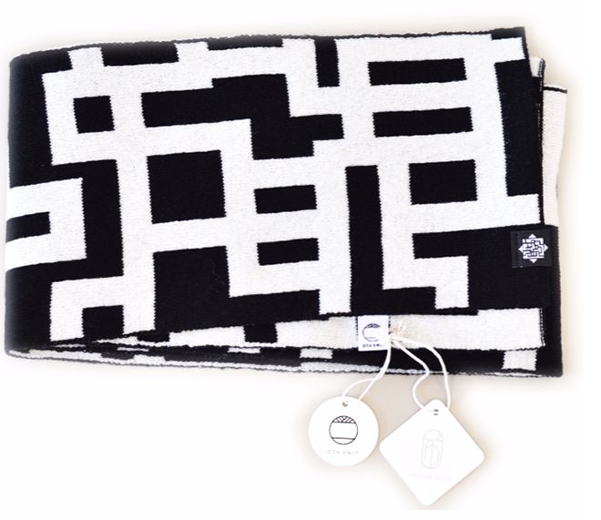 HOTEI x OTA KNIT ファインウール Gマフラー